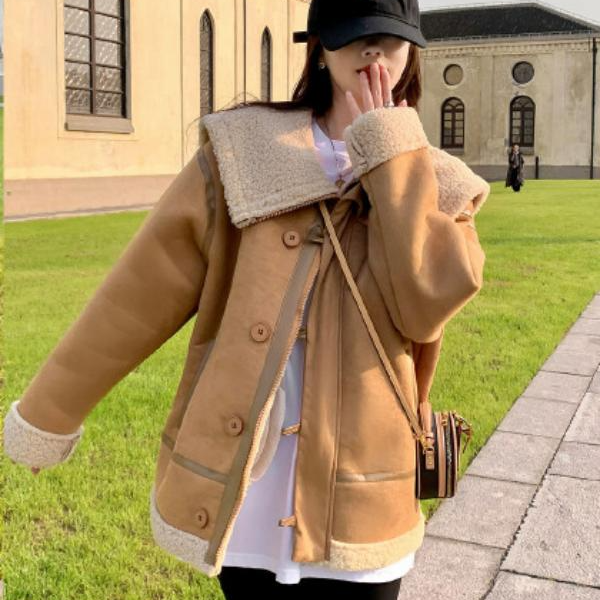 A668羊羔毛机车服小个子冬装A92148BR209