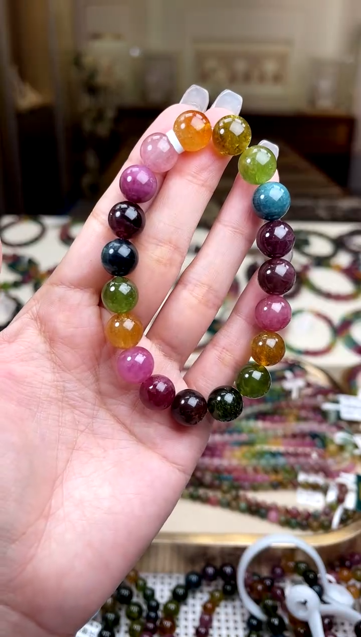 【闪购商品】碧玺/未镶嵌10mm+碧玺单圈多样性发货