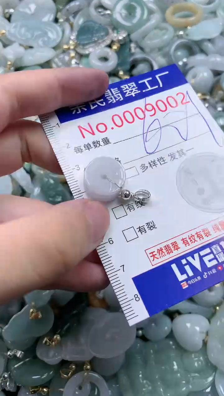 翡翠未镶嵌吊坠(不含链)9002