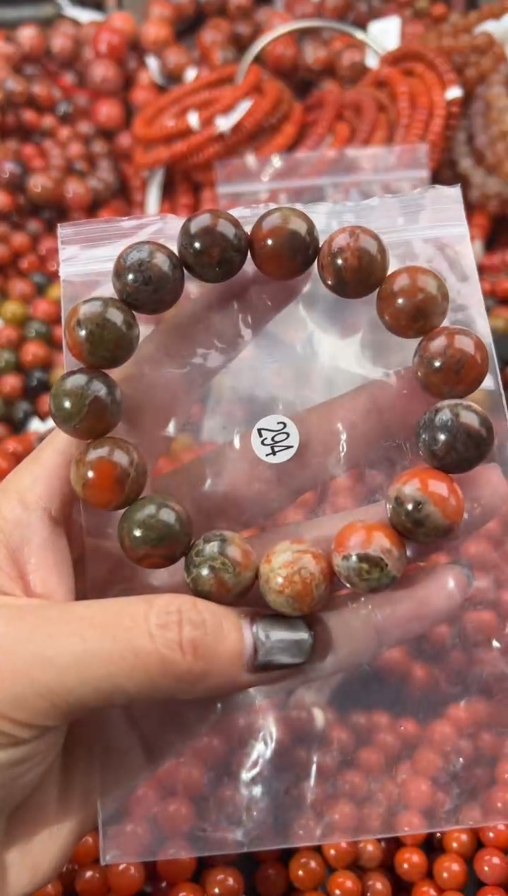 未镶嵌手串南红玛瑙14+