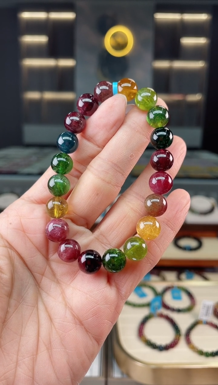 【闪购商品】碧玺单圈手串未镶嵌（多样性发一条）Q