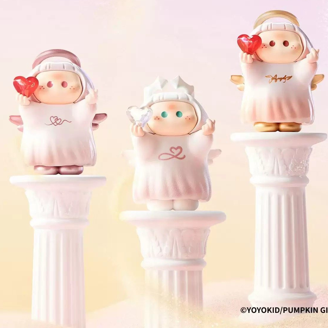 【拆盒】右右酱指环爱神系列盲盒潮玩手办公仔摆件