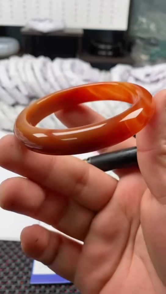 【闪购商品】玛瑙/玉髓手镯未镶嵌185-55多样性发货看清圈口下单