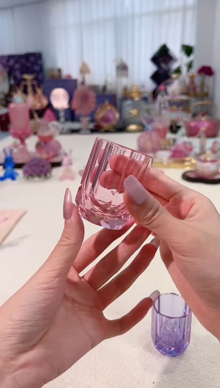 水晶主人杯  粉色