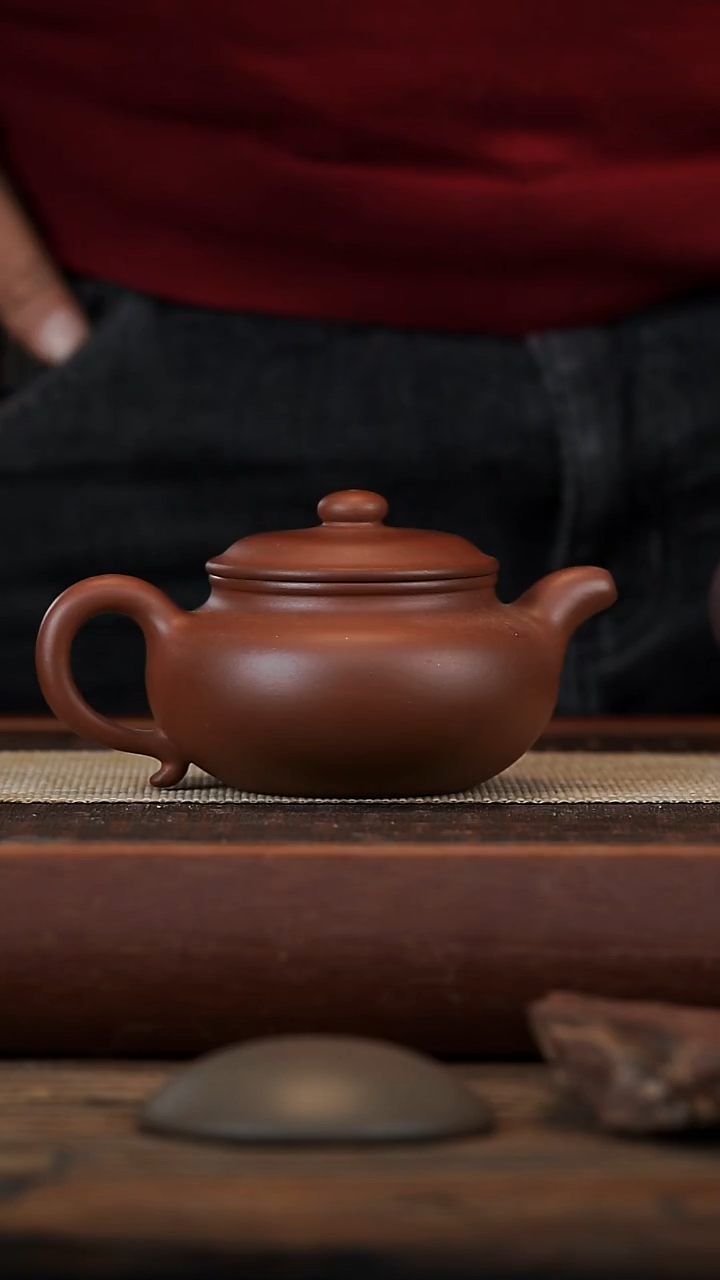 茶壶紫砂红皮龙仿古260容量