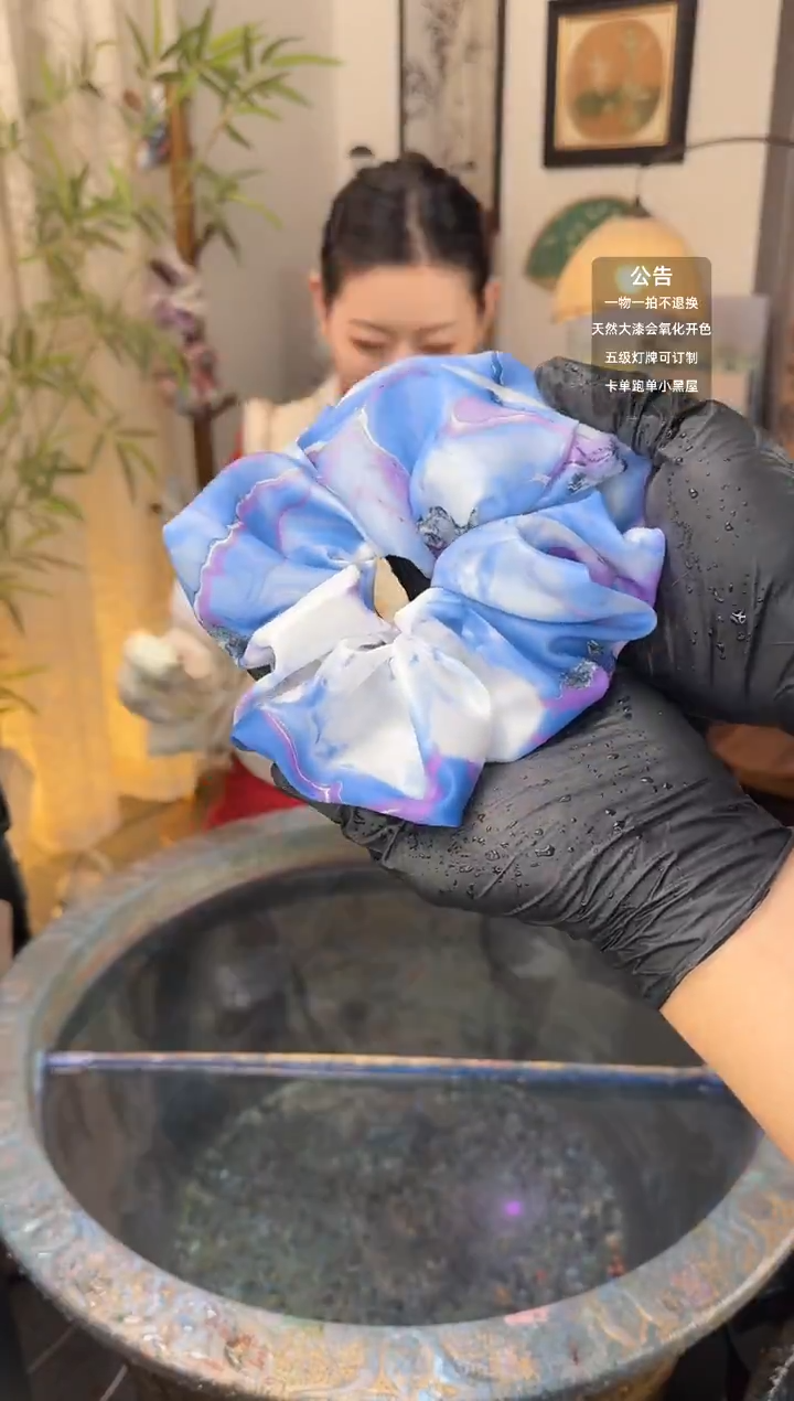 23 蓝紫色 超大肠发圈