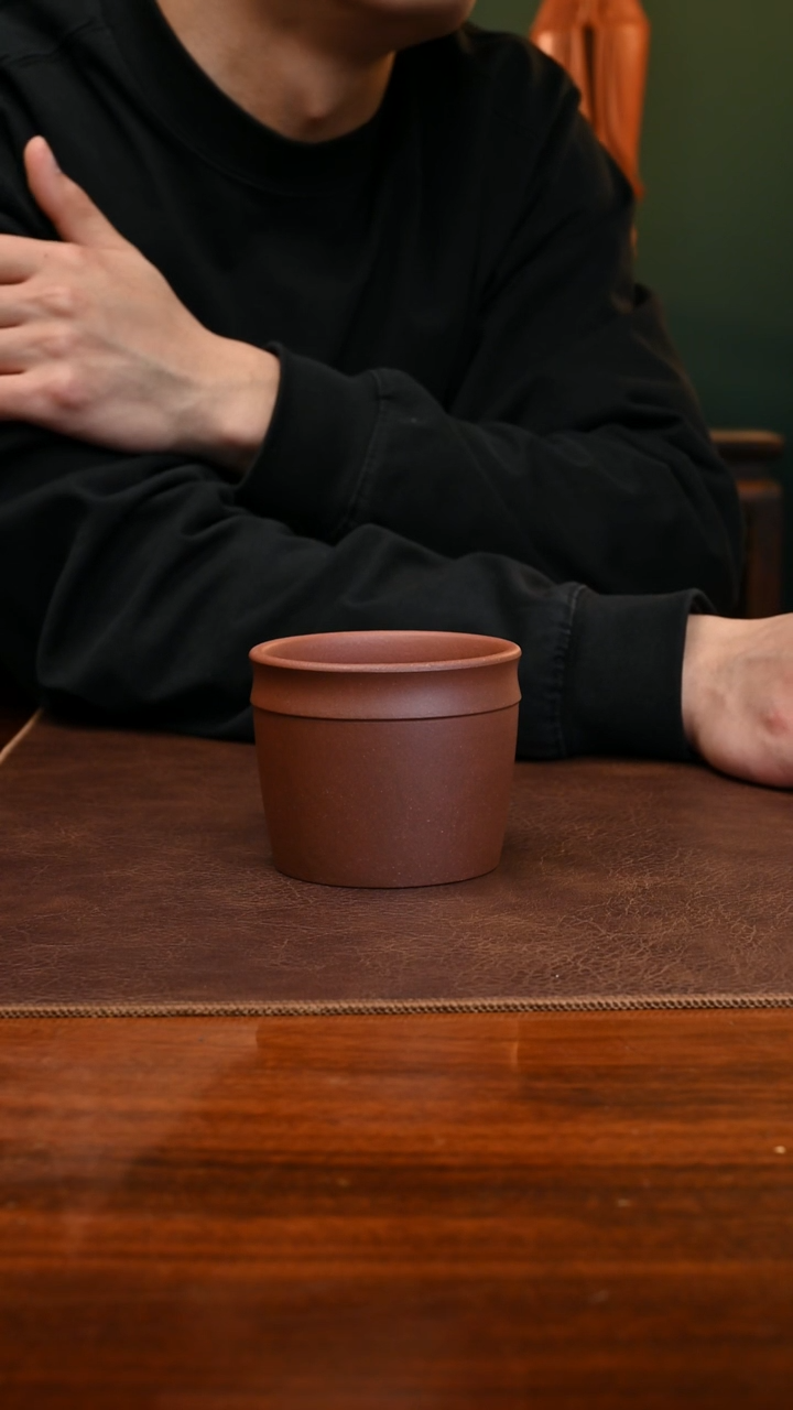 【闪购商品】紫砂茶壶四井紫泥魁首杯180cc