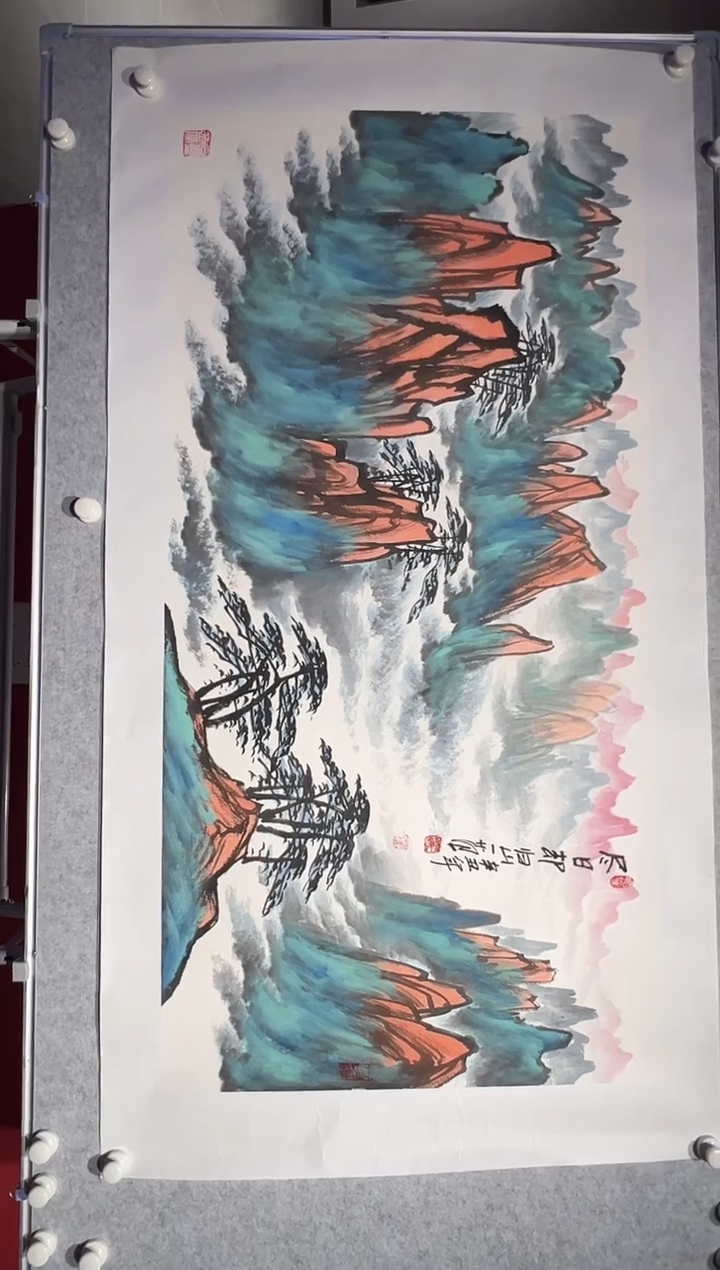 【闪购商品】书法姜国华-8平尺-国画作品