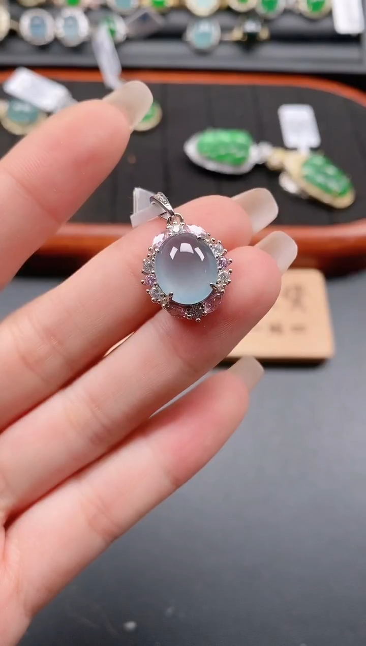 银S925镶嵌戒指翡翠11111