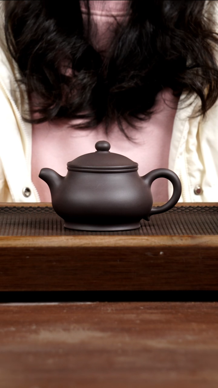 茶壶紫砂天青潘壶250CC