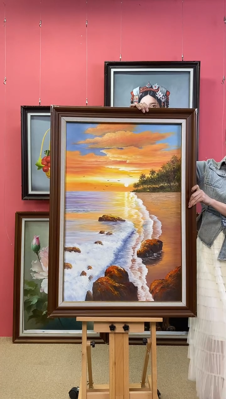 油画用****4尺寸60*90画芯（不含框）