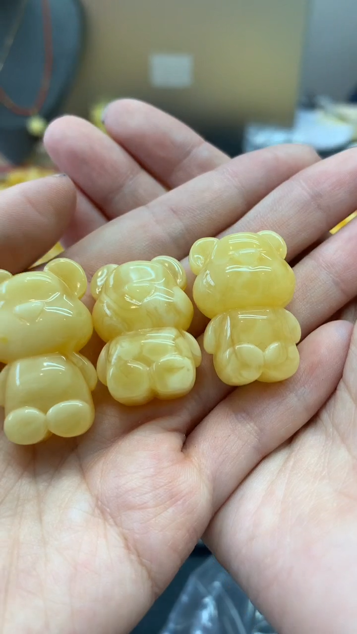 未镶嵌琥珀珠宝奇石554多样性发其一默认有瑕