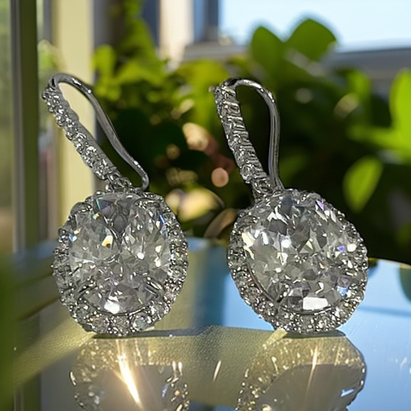 臻选耳饰 经典百搭设计白耳坠AW1023