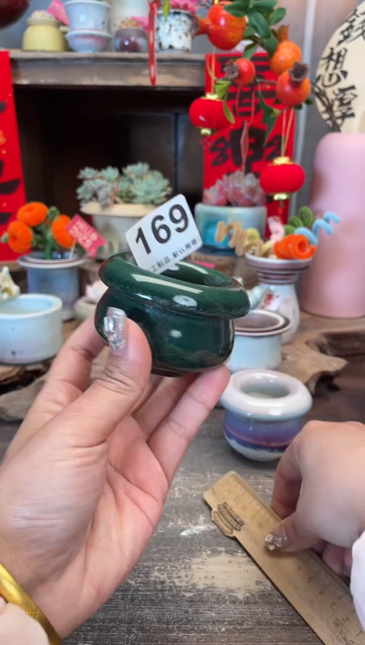 【闪购商品】摆件169知木小芳花盆编号