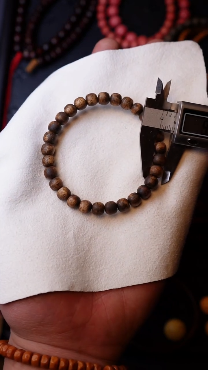 沉香手串海南莺歌绿沉香单圈