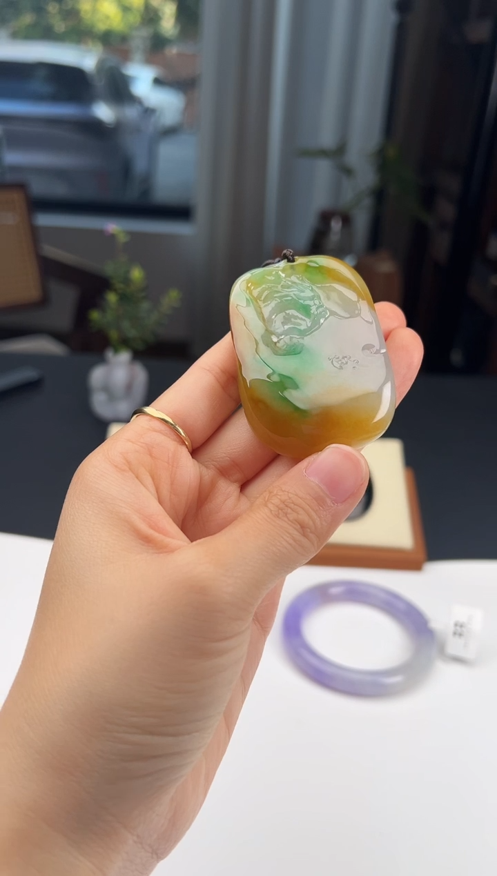 未镶嵌挂件翡翠藏龙