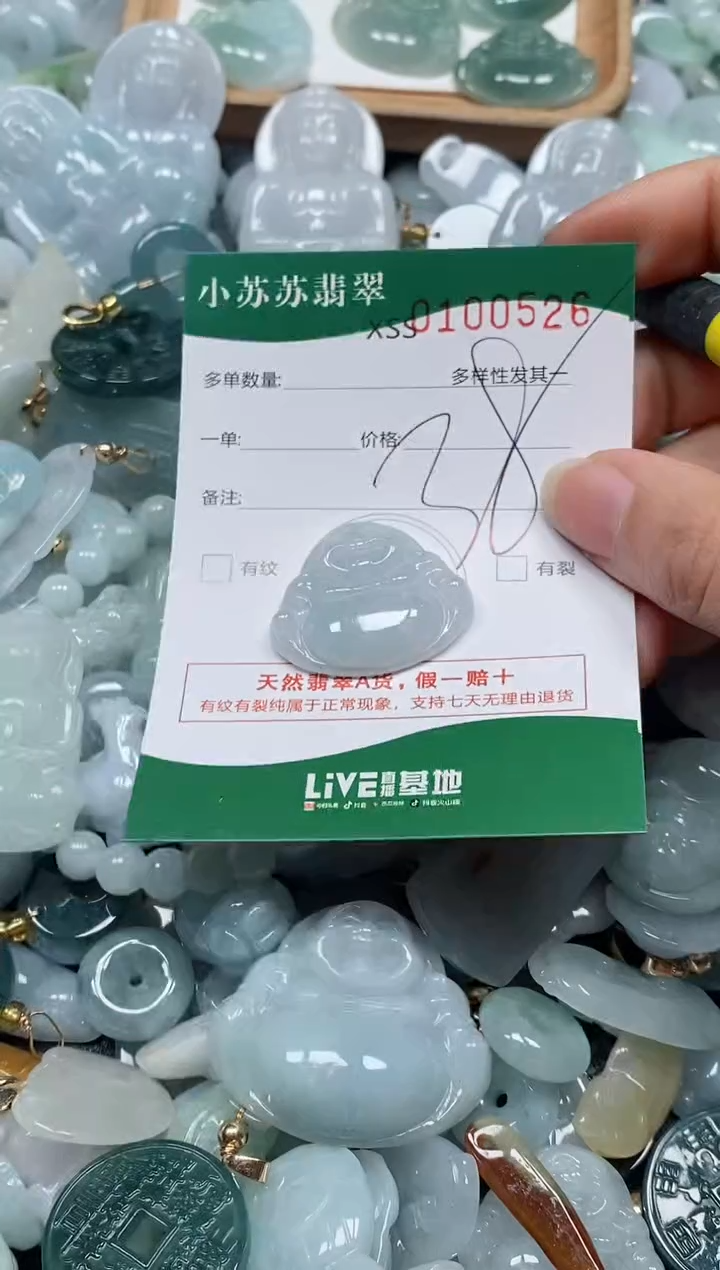 【闪购商品】翡翠颈饰未镶嵌闪购商品0100526