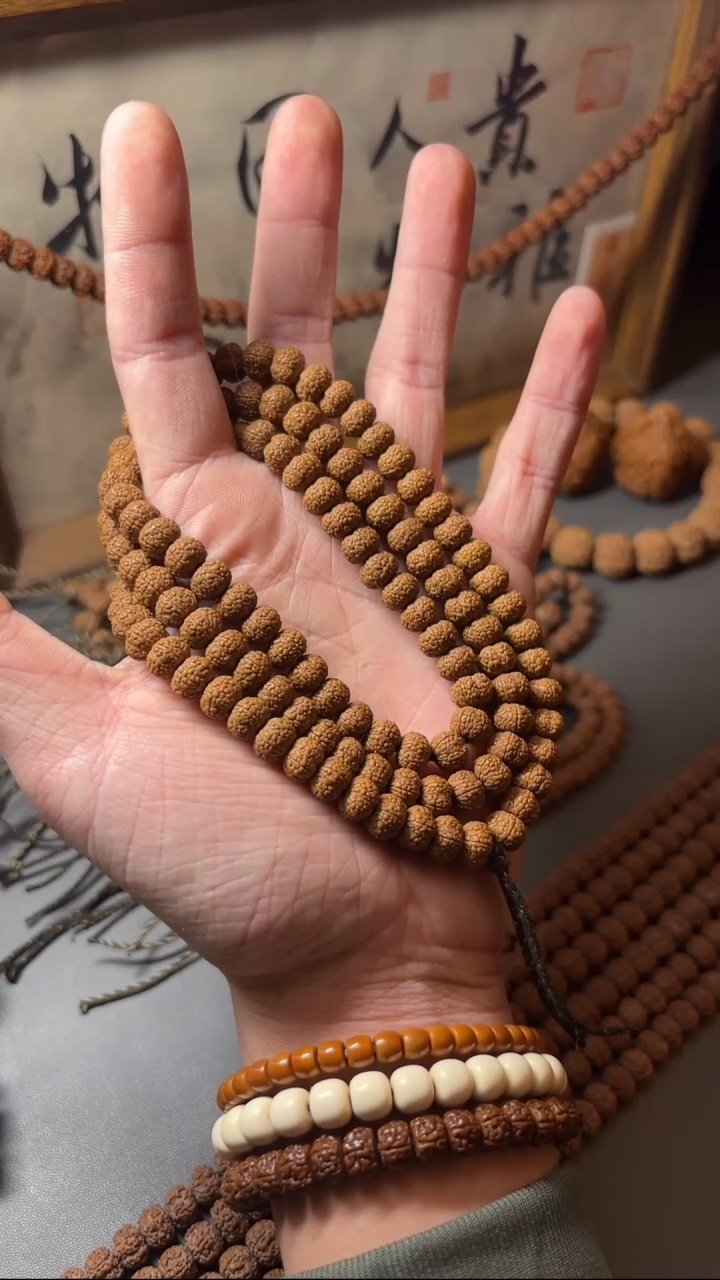 【闪购商品】金刚菩提手串108矮桩龙鳞8mm