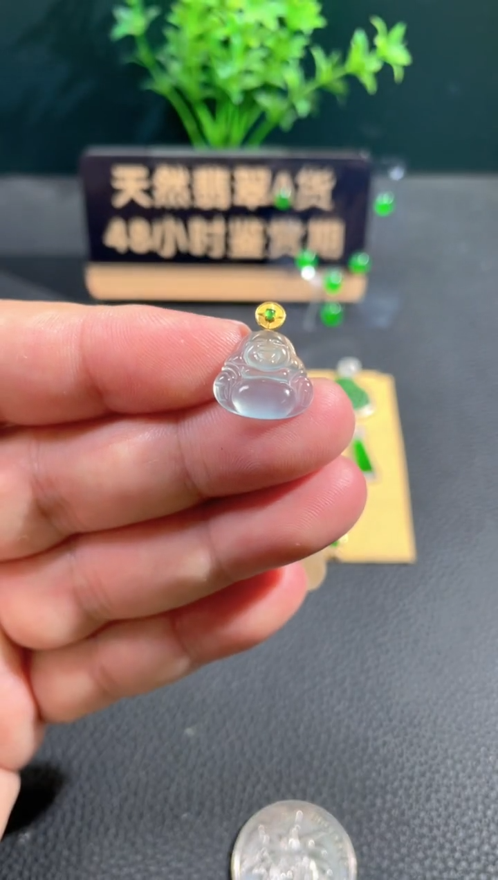 【闪购商品】翡翠颈饰18K金镶嵌翡翠