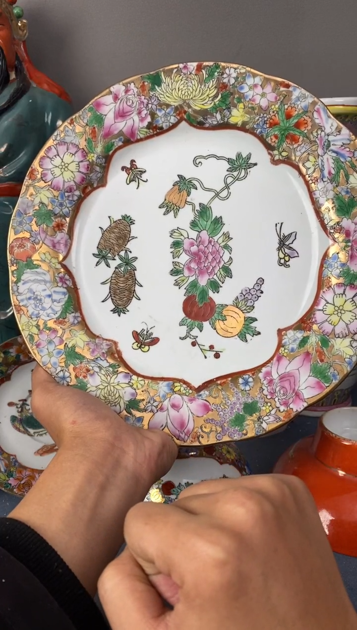 摆件陶567精品老厂瓷器（煤窑烧制）