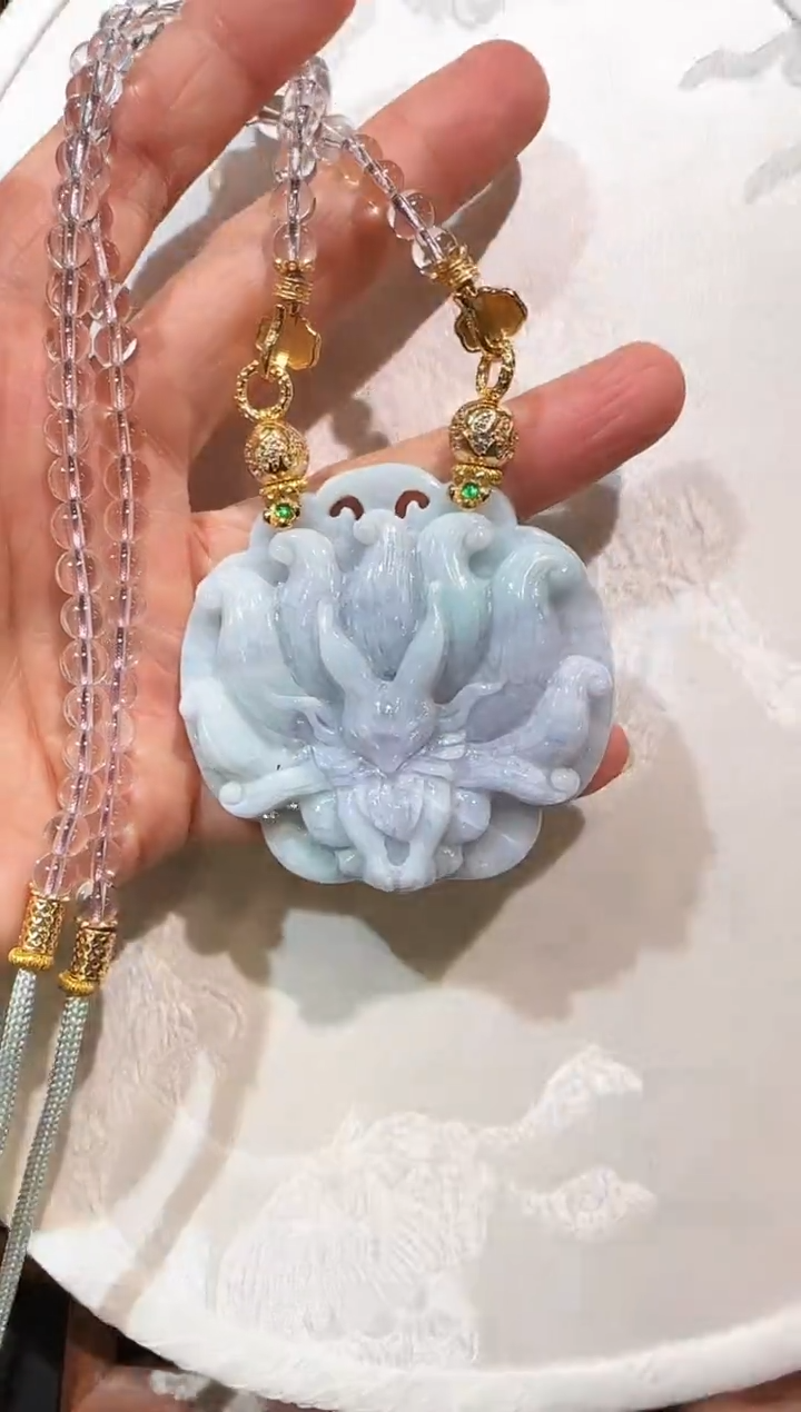 【闪购商品】翡翠颈饰未镶嵌国风
