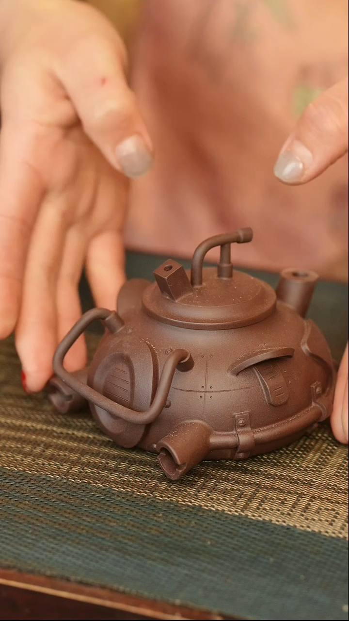 【闪购商品】紫砂茶叶盒喀左紫砂一线堂口，原矿手工制作170