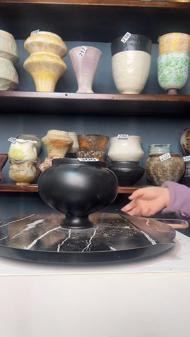 瓷片白泥300有孔10/14