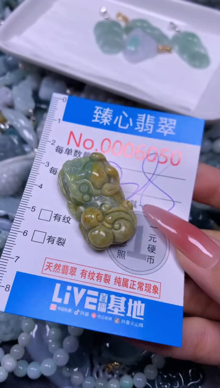 【闪购商品】翡翠颈饰未镶嵌含绳0006050