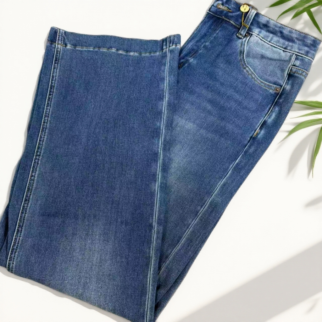 Moonlit 秋冬季百搭时尚净版牛仔裤