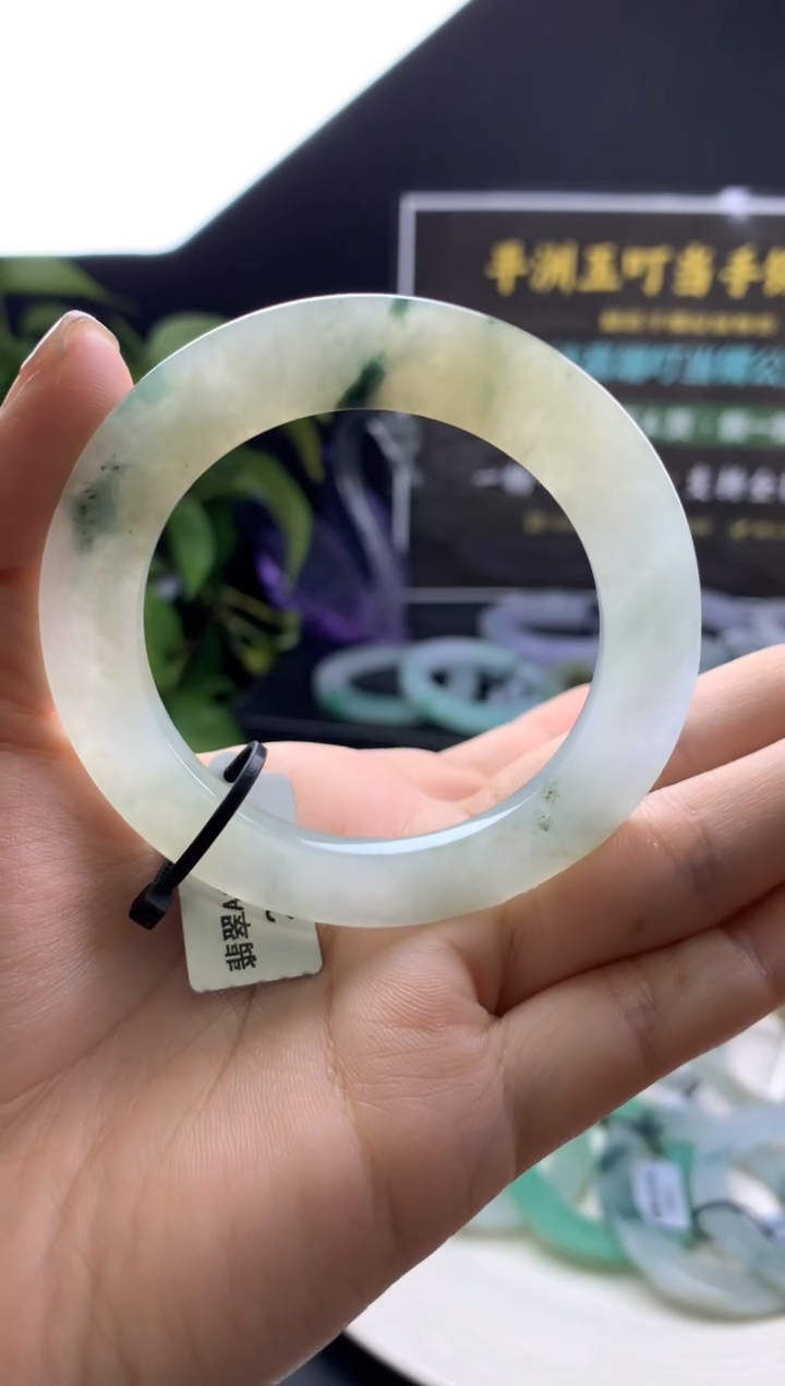 【闪购商品】定制翡翠翡翠手镯定制未镶嵌翡翠手镯定制52-60