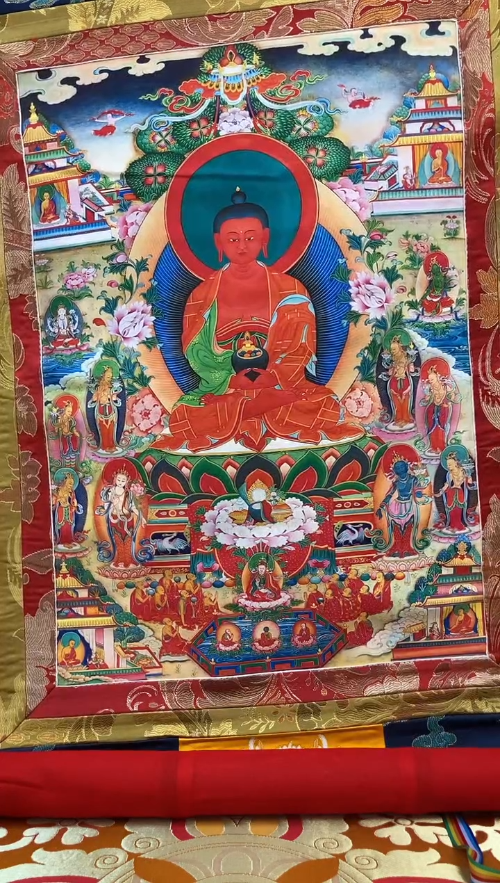 【闪购商品】卷轴画1.3蓝色水波 阿弥 