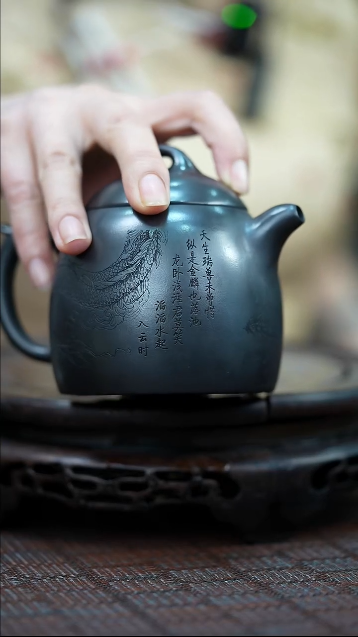 茶壶紫砂宜兴紫砂岁颐传砂原矿全手4