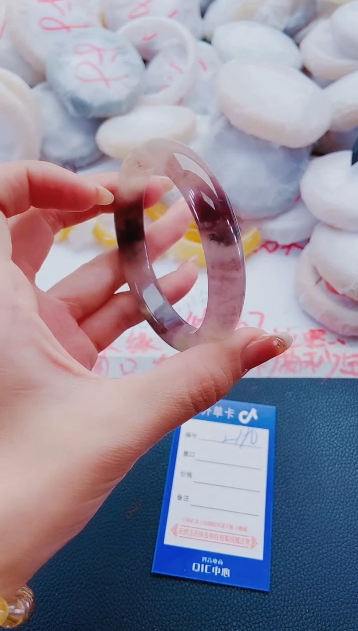 未镶嵌手镯石英质玉L190-60-61