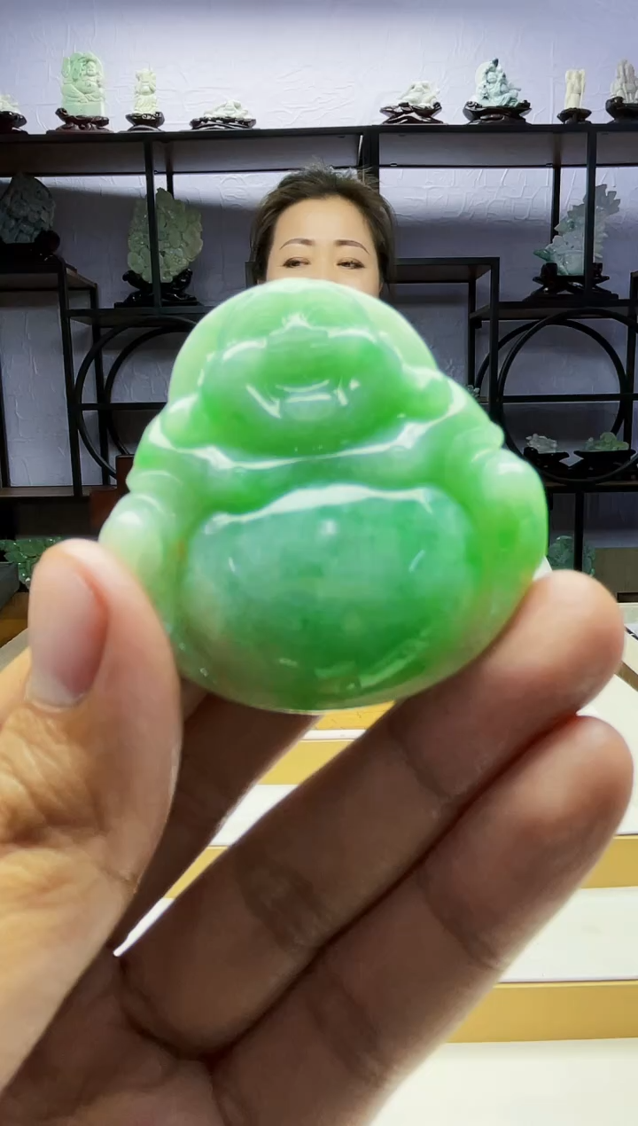 【闪购商品】定制翡翠未镶嵌毛货01110182多样性发一