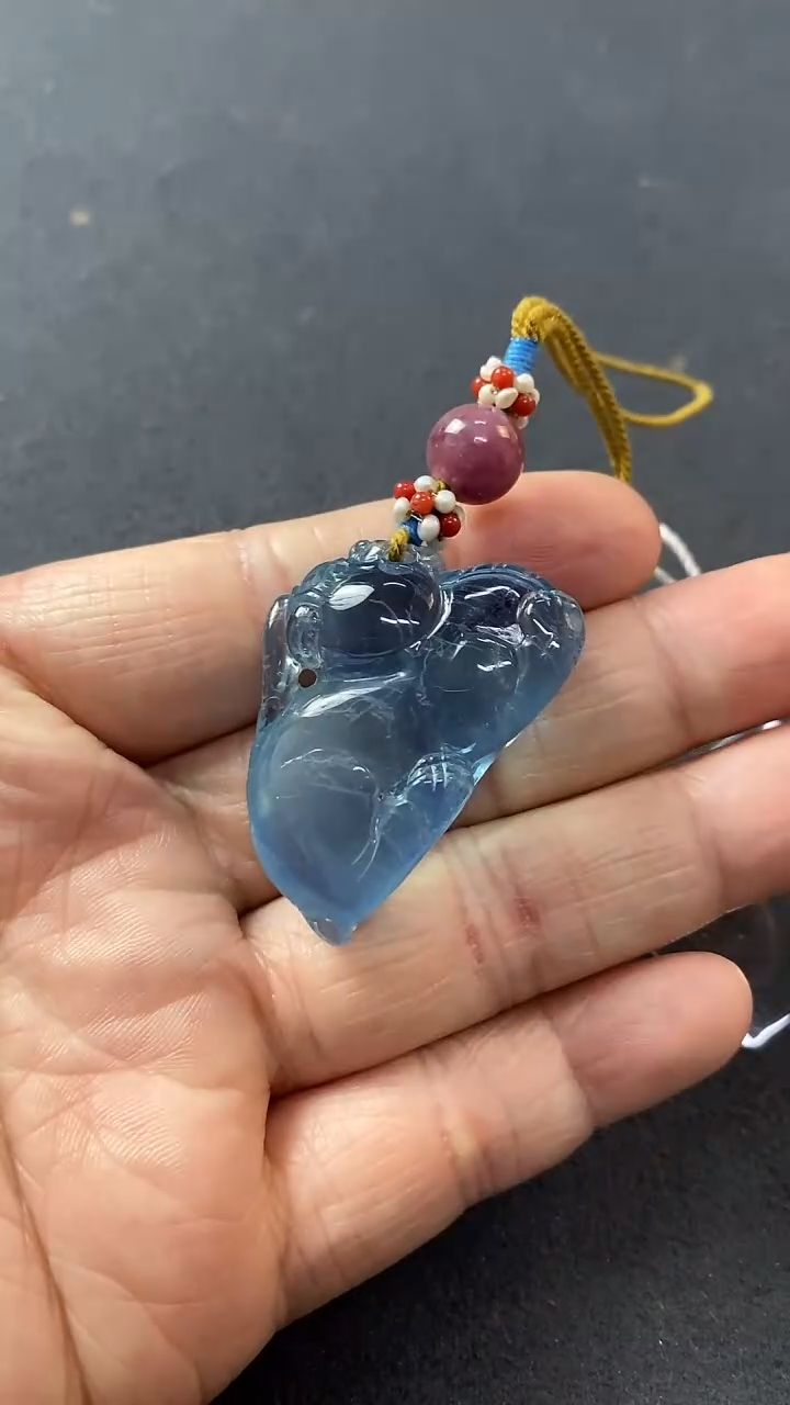 【闪购商品】铜海蓝宝挂件 福源堂 W