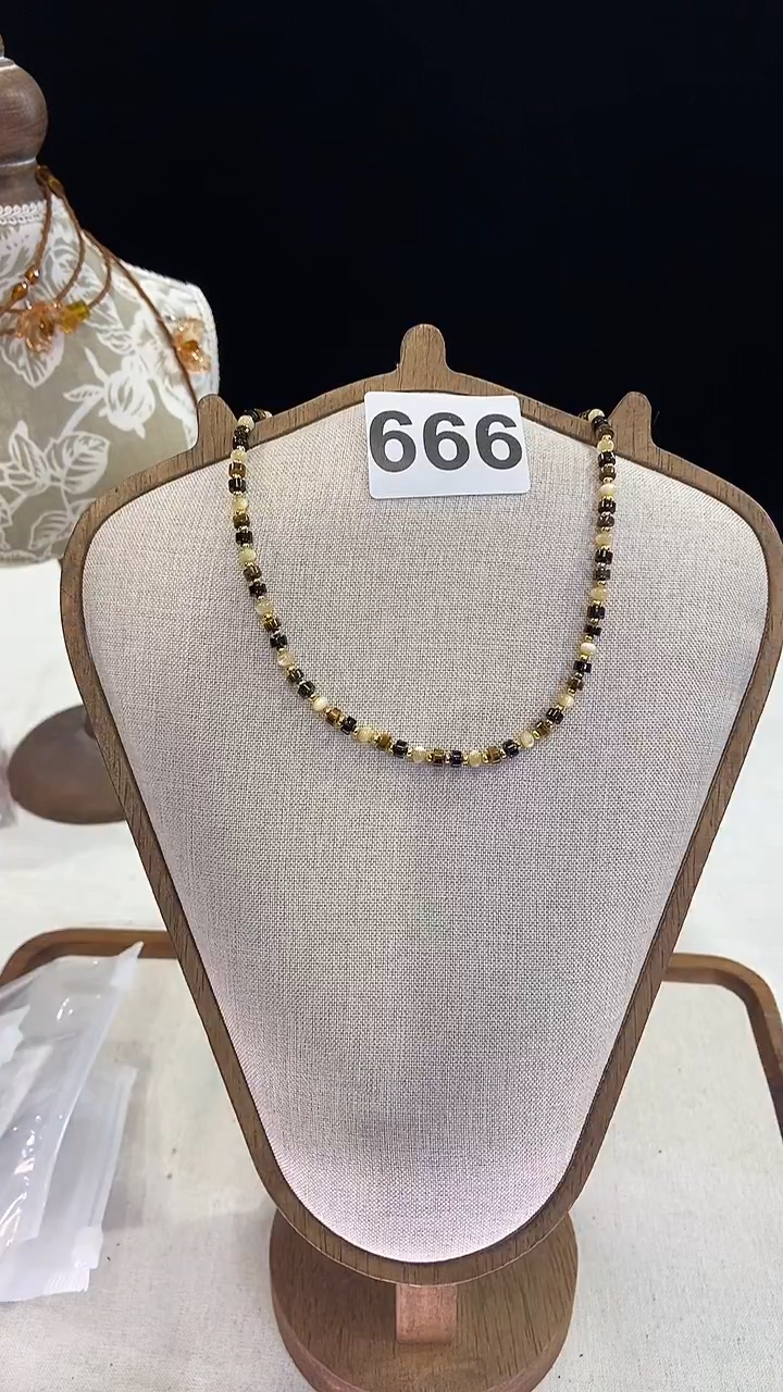 项链钛钢淡水珍珠666