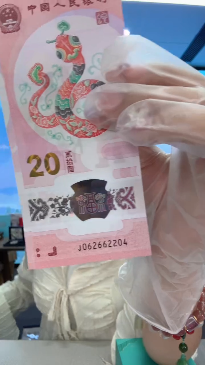 塑料蛇钞一张062662204