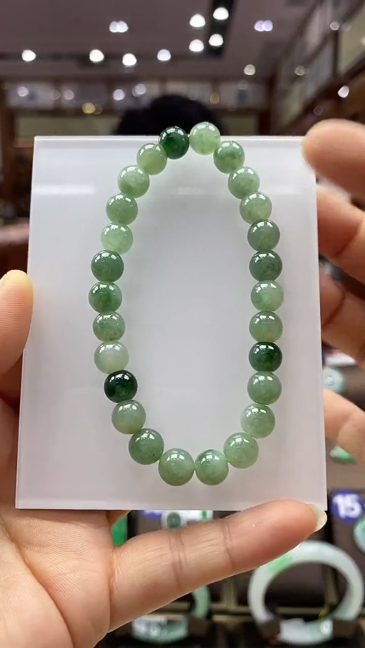 未镶嵌手串翡翠手串