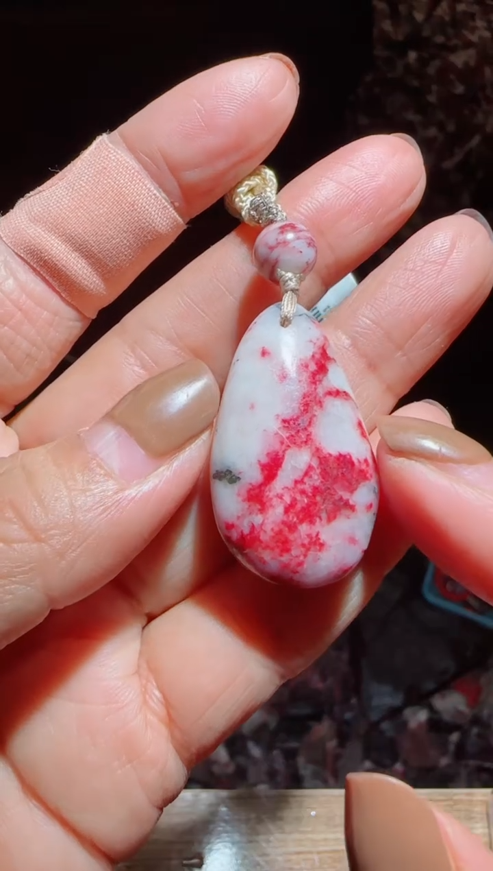 天然辰砂朱砂吊坠44