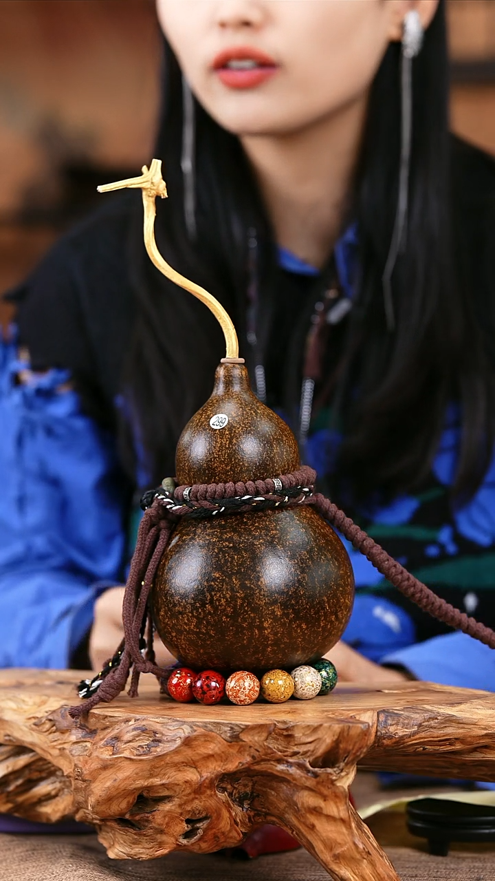 【闪购商品】299—光岳葫天然大漆酒葫芦不含漆珠