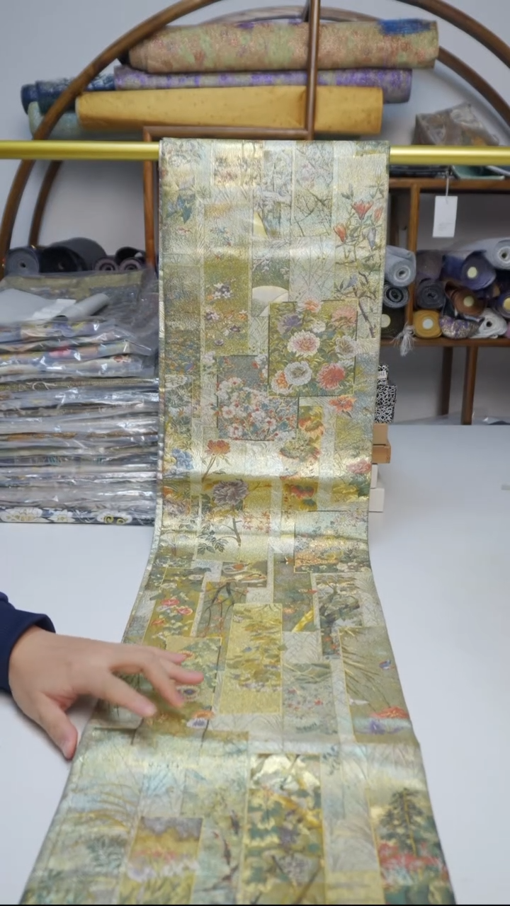 织绣166 双面全通丸带