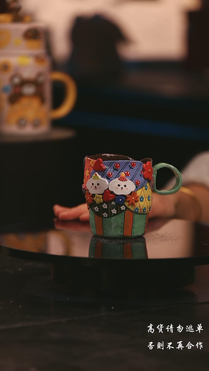 陶瓷景德镇可爱设计师款陶瓷 