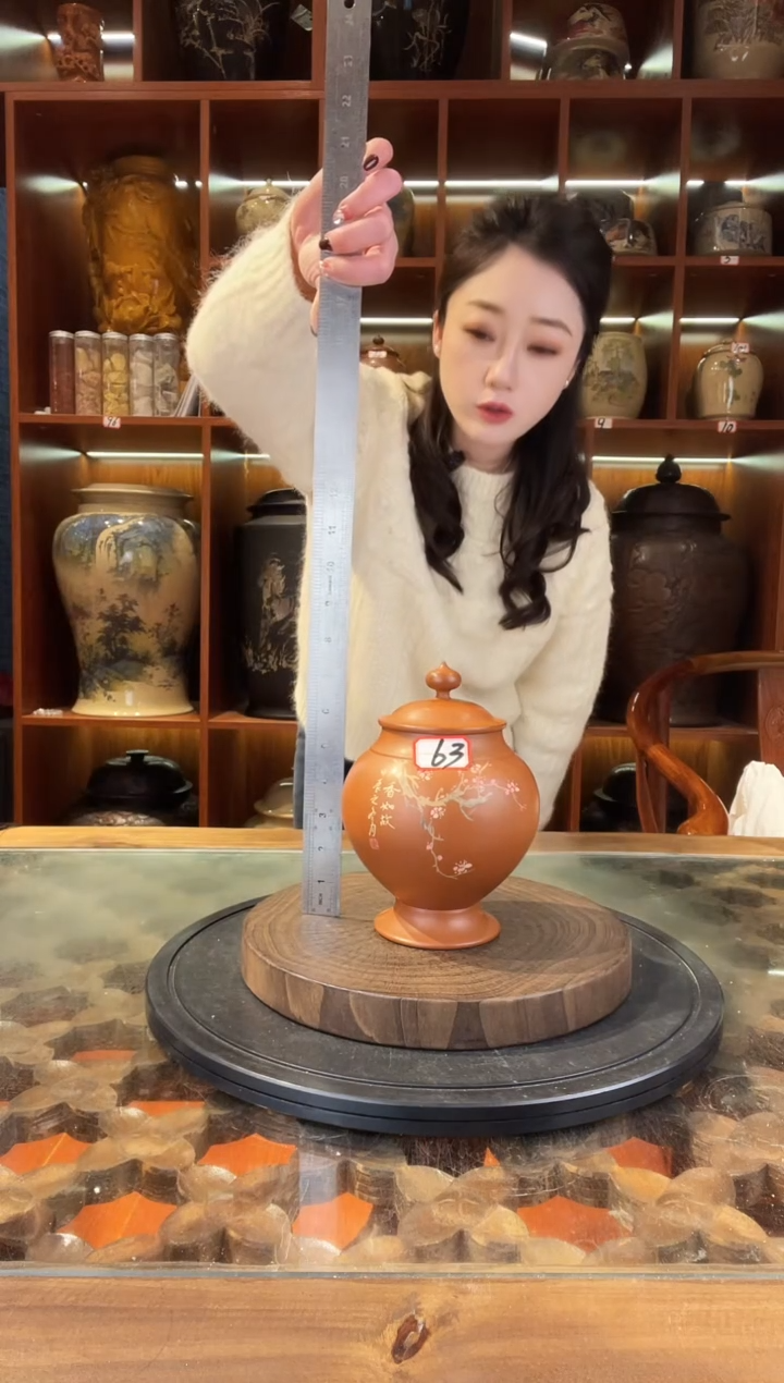 【闪购商品】缸云南建水紫陶复烧小茶罐@63