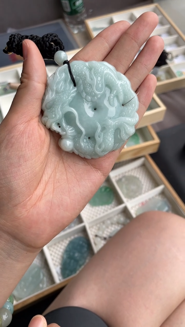 吊坠(不含链)未镶嵌翡翠天然缅甸A货翡翠