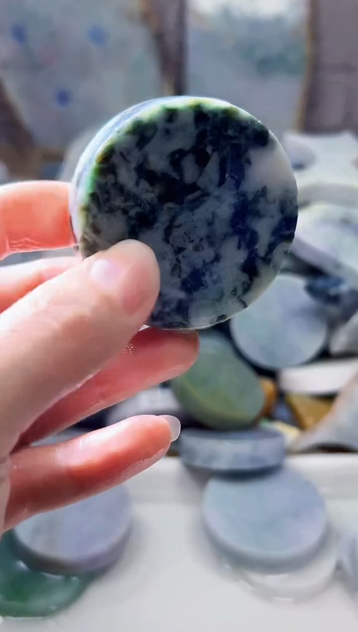 裸石翡翠天然翡翠A货玉 南 834