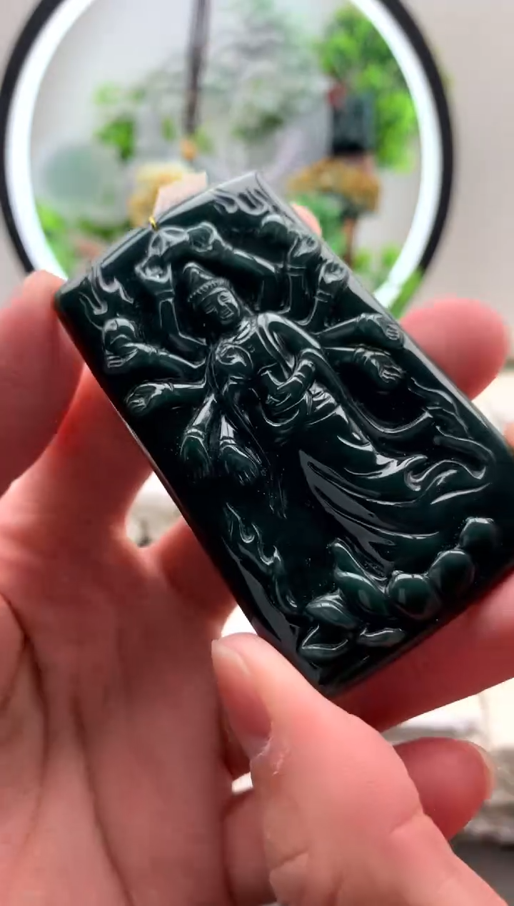 【闪购商品】翡翠颈饰未镶嵌千手观音