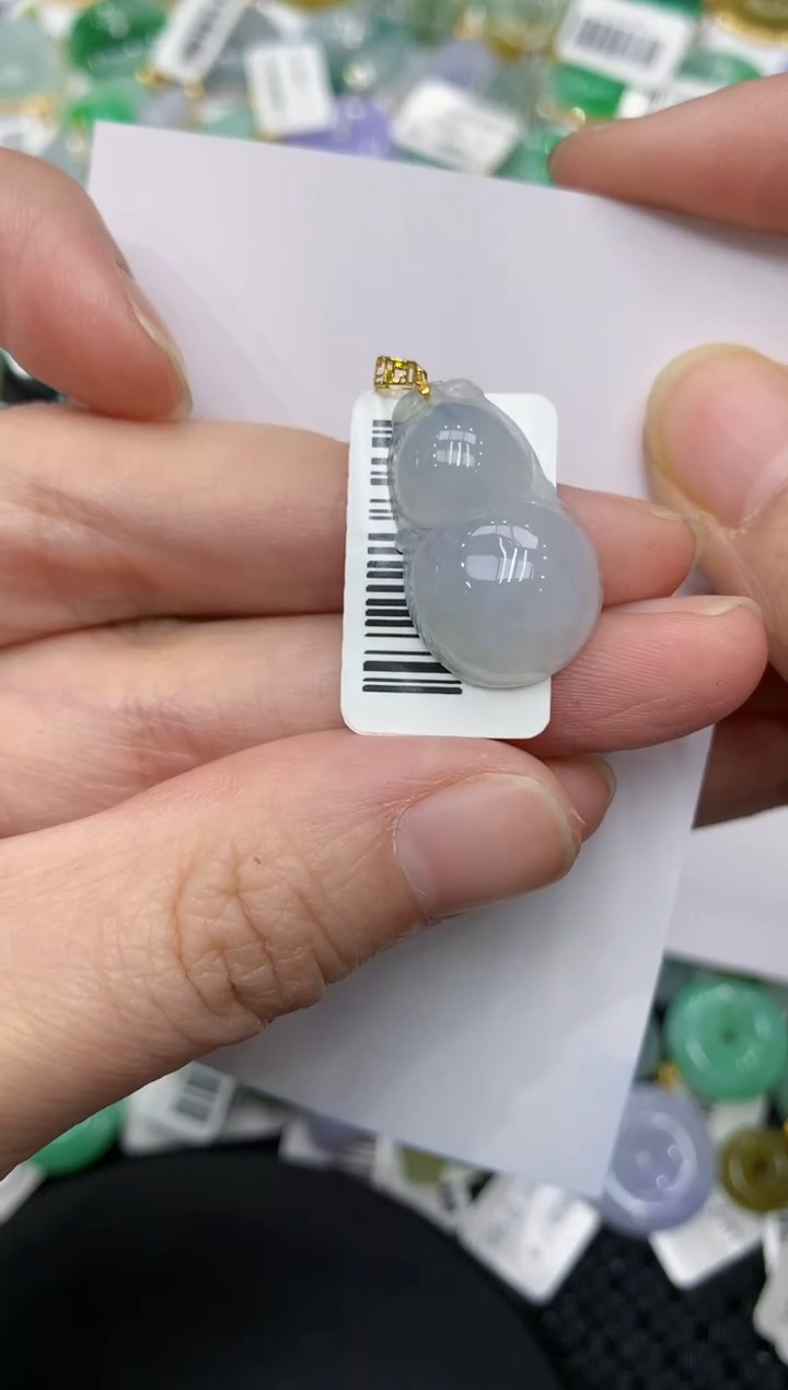 【闪购商品】翡翠颈饰18K金镶嵌11111111