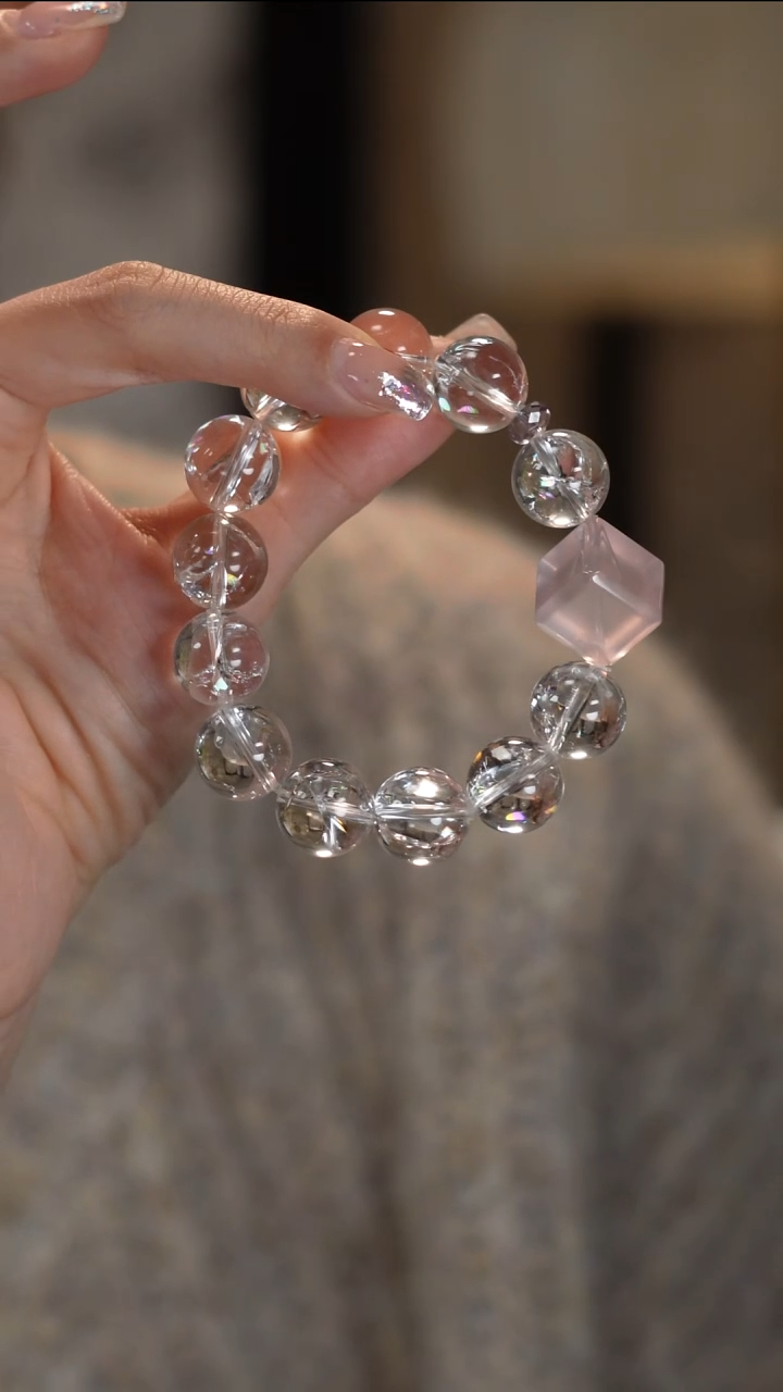 未镶嵌手串水晶利姆利亚水晶亮亮