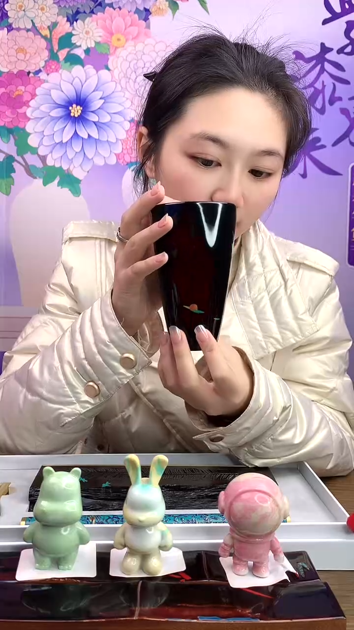 【闪购商品】成都漆器彩绘红果绿叶杯