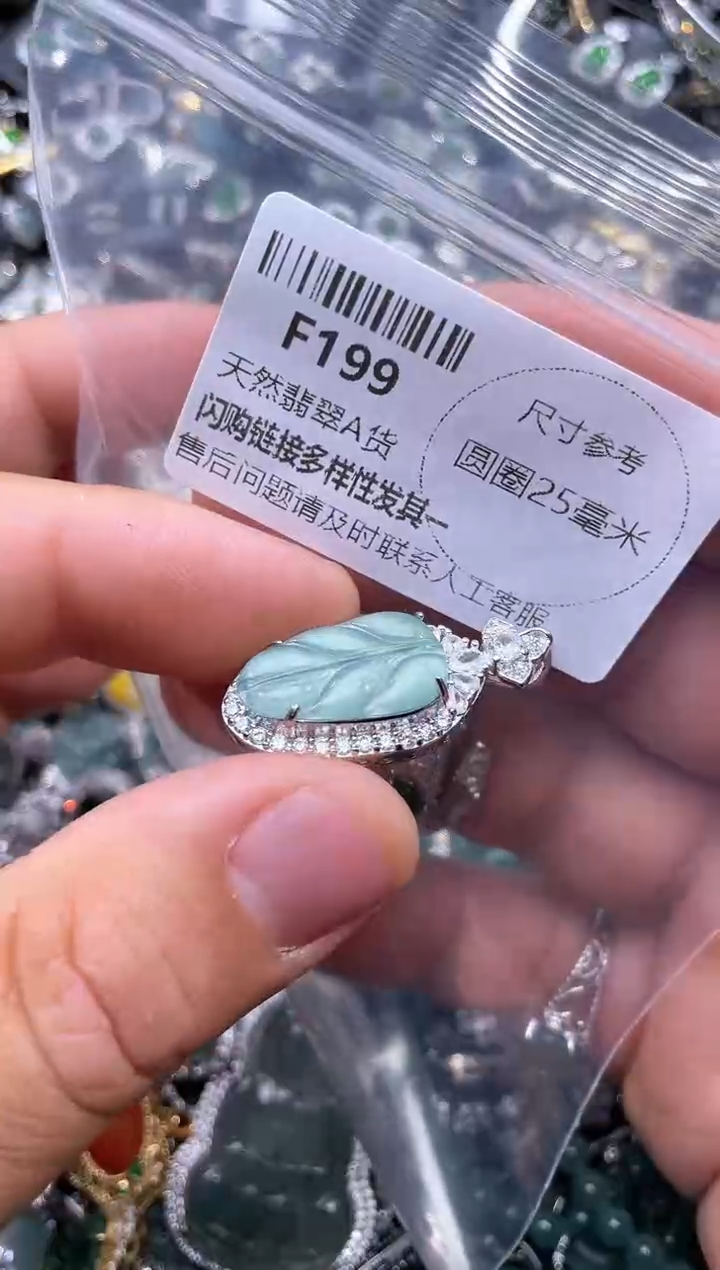 【闪购商品】翡翠颈饰未镶嵌F199吊坠